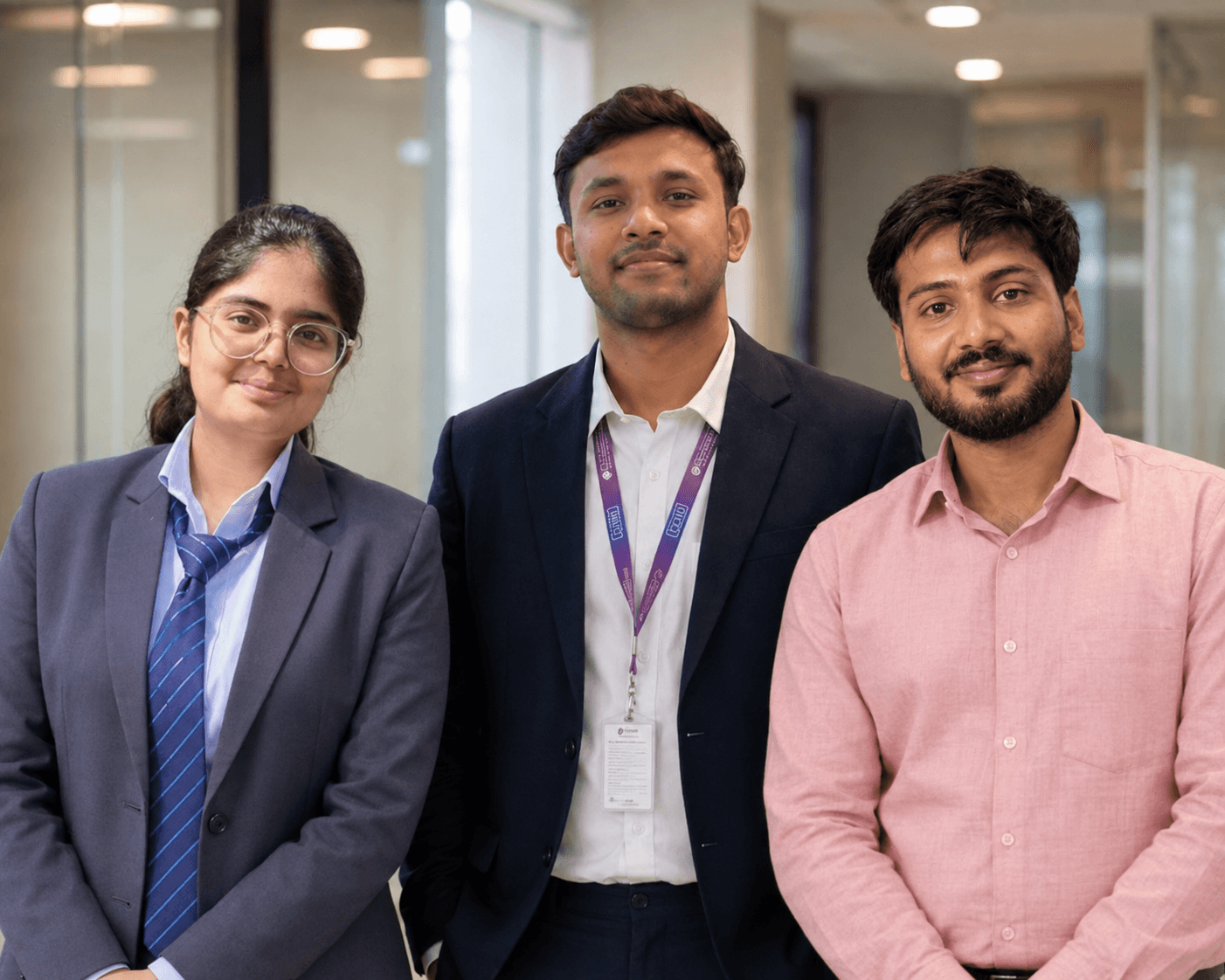 K. Abhilasha, Ayush & Adarsh — the AKA AI Studio founders